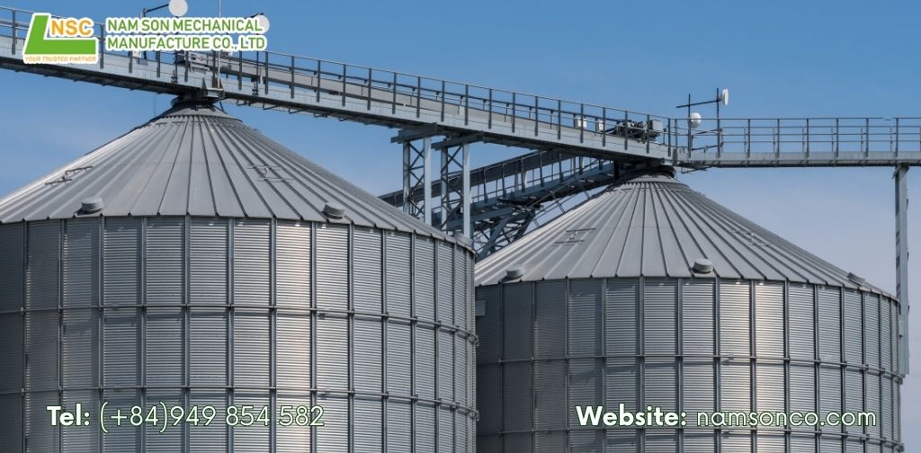 This is cement silo storage